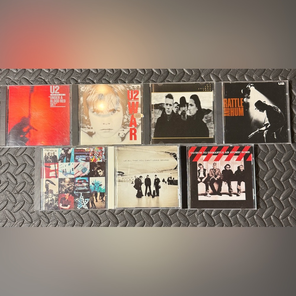 U2 CD Collection: 7 Album Set